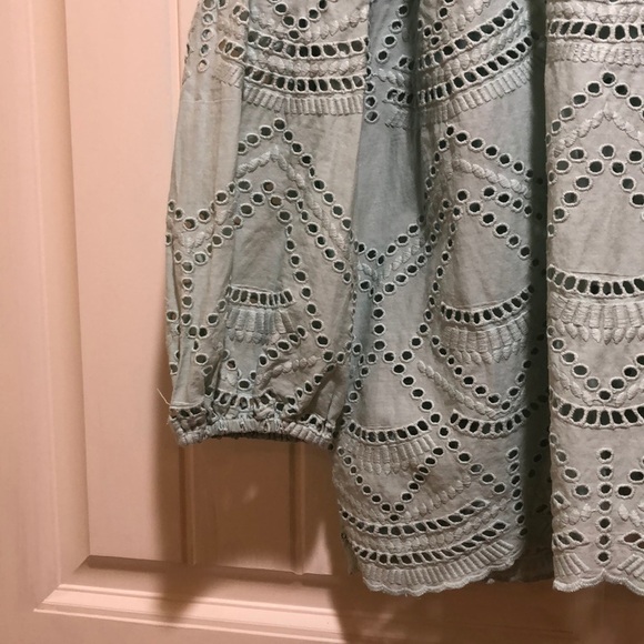 SUNDANCE Voluminous Beauty Eyelet Top - Picture 5 of 7